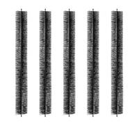 VEVOR 15 Feet Total Length 4.33 inch Spazzola per grondaie, Rimuove Senza Sforzo Foglie e Sporco dal Tetto, Confezione da 5