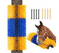 VEVOR Spazzola per Graffiare Bestiame 51 x 19 cm Spazzola per Cavalli con 2 Viti