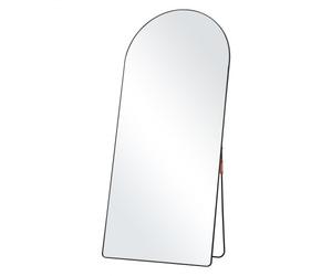 VEVOR Specchio ad Arco a Figura Intera 1800 x 810 mm Grande Specchio da Terra Appeso a Parete con Supporto Telaio in Lega di Alluminio, Specchio da Toeletta a Corpo Intero per Camera da Letto, Nero