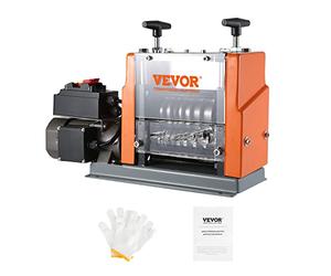VEVOR Spelafili elettrico, macchina spelafili automatica, 60 W, striscia con riferimento di profondità di spelatura visibile, 6 canali rotondi e 1 piatto