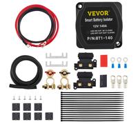 VEVOR Split Charge Kit Relè Batteria per Il Tempo Libero Kit Relè di Carica 12V