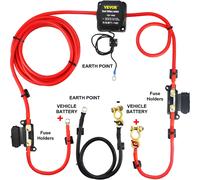 VEVOR Split Charge Kit Relè Batteria per Il Tempo Libero Kit Relè di Carica 12V