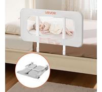 VEVOR Sponda Barriera per Letto Bambini Neonati Lunghezza 80 cm Altezza 5-30cm