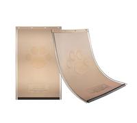 VEVOR Sportello di Ricambio per Porta per Animali Domestici, Compatibile con Porte per Dimensioni 260 x 412 mm, Sportello per Porta Ricambio Ispessito Resistente Intemperie con Striscia Magnetica L
