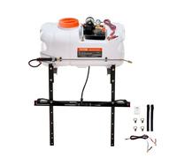 VEVOR Spruzzatore per ATV UTV 60 L, Spruzzatore da Giardino con Pompa 12 V Serbatoio dell'Acqua, Polverizzatore con Tubo da 6,1 m, Portata della Pompa 7 L/min, Pressione Regolabile 0-72 PSI, Bianco