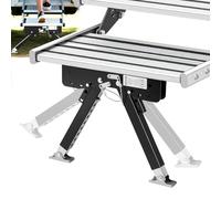 VEVOR Stabilizzatore per Gradini RV Set di Supporto per Gradini Regolabile in Altezza, per Scale in Acciaio Verniciato a Polvere per Roulotte, Rimorchi e Camper, Regolabile da 76,2 a 381 mm