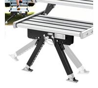 VEVOR Stabilizzatore per Gradini RV Set di Supporto per Gradini Regolabile in Altezza, per Scale in Acciaio Verniciato a Polvere per Roulotte, Rimorchi e Camper, Regolabile da 76,2 a 381 mm