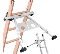VEVOR Stabilizzatore per Scale Piedini Regolabili Portata 150 kg Argento Opaco