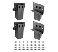 VEVOR Staffe per Piattaforma Angolare Composte Legname 88,9x88,9 mm 4 Pezzi