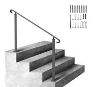 VEVOR stair railing 140x13,2x97,4 cm Corrimano per Scale, Nero