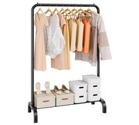 VEVOR Stand Appendiabiti Barra Singola Ripiano Singolo da App 39.8"×59.4" 1 asta