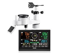 VEVOR Stazione Meteorologica Wireless Interni Esterni Sensore Display 190,5 mm