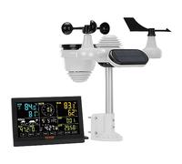 VEVOR Stazione Meteorologica Wireless Solare Interni Esterni Schermo a Colori 7,9 Pollici Funzione 7 in 1, Stazione Meteo Display 7,9 Pollici Distanza di Trasmissione da 150m, Stazione Meteo Solare