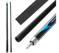 VEVOR Stecca da Biliardo per Principianti da 1 Pezzo, Stecche da Salto da 1473,2 mm e 554g, con Asta in Fibra di Carbonio e Calcio in Acero per Adulti, Casa, Ufficio, Applicazioni Multiple, Nero