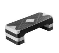 VEVOR Stepper per Esercizi Aerobici Portatile Piattaforma Carico max. 250 kg per Allenamento a Casa Palestra Altezza Regolabile, Stepper Aerobica Superficie Antiscivolo per Palestra a Casa, Grigio