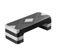 VEVOR Stepper per Esercizi Aerobici Portatile Piattaforma Carico max. 250 kg per Allenamento a Casa Palestra Altezza Regolabile, Stepper Aerobica Superficie Antiscivolo per Palestra a Casa, Grigio