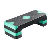VEVOR Stepper per Esercizi Aerobici Portatile Piattaforma per Allenamento a Casa Palestra Altezza Regolabile, Stepper Aerobica Superficie Antiscivolo per Palestra di Casa, Cardio e Forza, Verde