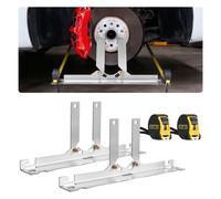 VEVOR Strumento di Allineamento Ruote, 2 Pezzi di Calibri di Allineamento in Acciaio al Carbonio per Impieghi Gravosi, per Ruote Automobilistiche Compatibili con Auto, Camion, SUV e Veicoli