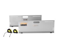 VEVOR Strumento per Allineamento Ruote, Piastre per Punta per Strumenti di Allineamento 2 Pezzi, Piastra per Strumenti per Misurazione dell'Angolo della Punta in Acciaio Inox, 4 Aste di Allineamento