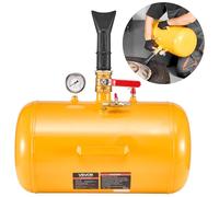 VEVOR Strumento per Rimozione dei Talloni dei Pneumatici per Impieghi Gravosi, Pressione 0,6 a 0,8 MP, 37,9 L, Gonfiatore ad Aria Compressa per ATV, Trattori, Pick-Up, Camion, Jeep, Giallo