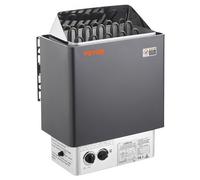 VEVOR Stufa per Sauna Stufa Elettrica per Sauna 8 kW, Riscaldatore Portatile per Sauna Interno/Esterno 400 V 3 N con Timer da 3 Ore Controllo Integrato Uso Domestico 8-12 m³ Spa Commerciale Hotel