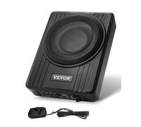 VEVOR Subwoofer per Auto Sotto Sedile, Subwoofer Auto Sottile Sistema a Basso Profilo, Audio a Basso Profilo Amplificatore Integrato, Ingresso Livello Alto Basso Regolatore del Volume, 254 mm e 150 W