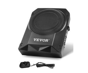VEVOR Subwoofer per Auto Sotto Sedile, Subwoofer Auto Sottile Sistema a Basso Profilo, Audio a Basso Profilo Amplificatore Integrato, Ingresso Livello Alto Basso Regolatore del Volume, 254 mm e 400 W
