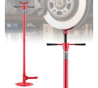 VEVOR Supporto da Fossa e Sottoponte Carico max. 0,75 Tonnellate, Asta di Supporto da Fossa Altezza Regolabile 132-203,2 cm, Maniglia Girevole, Riparazioni Manutenzione Stabilizzazione Officina Garage