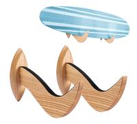 VEVOR Supporto da Parete per Tavola da Surf Orizzontale in Legno 1 Strato