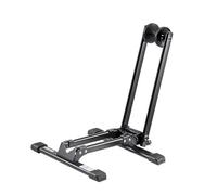 VEVOR Supporto da Pavimento per Bicicletta, per Bicicletta da Montagna e Bici da Corsa da 508 a 736,6 mm Portabici da Pavimento in Lega di Acciaio Resistente alla Ruggine, Pieghevole, 1 Pezzo, Nero