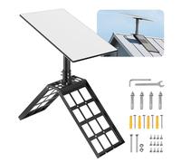 VEVOR Supporto da Tetto Starlink Gen 3, Adattatore per Palo di Starlink da Tetto Angolo di Montaggio Regolabile da 45 a 135°, Kit di Tubi Starlink Gen 3 Standard in Acciaio Compatibile con Gen3 e V3