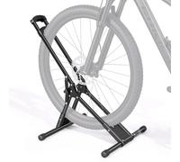 VEVOR Supporto per Bicicletta da Pavimento, Portabici Autoportante, Portabiciclette Pieghevole in Acciaio al Carbonio, per Ruote 508-737 mm, Installazione Senza Fori, Ideale per Garage e Casa, Nero