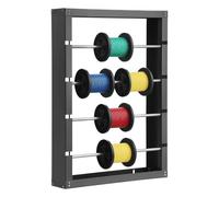 VEVOR Supporto per Bobine di Filo 4 Bracci Regolabili, Supporto a Parete in Acciaio Laminato Bobine Multiple, Organizzatore di Cavi, Distributore di Filo Capacità 68 kg, Uso Elettrico Industriale