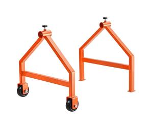 VEVOR Supporto per Bobine di Filo, Capacità di Carico ca. 99,79 kg, Carrello per Cavi Portatile, Supporto Mobile per Bobine con Ruote, per Uso Elettrico Industriale e al Dettaglio 135 x 420 mm