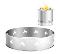 VEVOR Supporto per Braciere per Falò, con Stufa Singola, Anello per Braciere Senza Fumo da 49,5 cm, Accessorio per Telaio di Supporto in Acciaio inox, Supporto Portatile per Campeggio all'Aperto