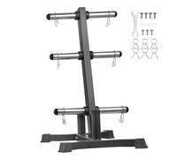VEVOR Supporto per Dischi Pesi da 50,8 mm Albero per Dischi Pesi con Telaio a L, Supporto per Dischi Pesi Standard, Capacità di Carico di 454 kg Supporto per Bilanciere per Palestra Domestica, Nero