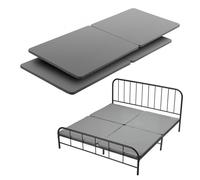 VEVOR Supporto per Doghe da Letto, Dimensione di King 2000 x 1880 x 38 mm Supporto per Materasso in Legno con Tessuto Oxford 200D, Costruzione in Legno per Impieghi Gravosi, 4 Pezzi, Grigio