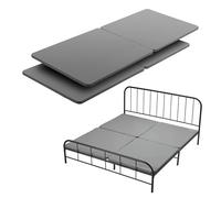 VEVOR Supporto per Doghe da Letto, Dimensione di King 2000 x 1880 x 38 mm Supporto per Materasso in Legno con Tessuto Oxford 200D, Costruzione in Legno per Impieghi Gravosi, 4 Pezzi, Grigio