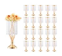 VEVOR Cristallo Supporto per Fiori da Matrimonio 43 cm per Decorazione 20 Pezzi