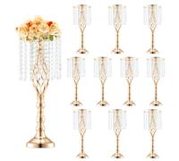 VEVOR Cristallo Supporto per Fiori da Matrimonio 55 cm per Decorazione 10 Pezzi