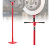 VEVOR Supporto per Fossa e Sottoponte Carico Max. 0,5 Tonnellate, Asta di Supporto da Fossa Altezza Regolabile 137,2-213 cm, Maniglia Girevole, Cuscinetti a Forma di U da Officina Garage