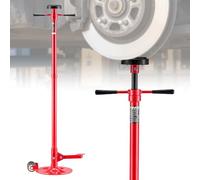 VEVOR Supporto per Fossa e Sottoponte Carico Max. 0,75 Tonnellate, Asta da Fossa Altezza Regolabile 132-203,2cm, Maniglia Girevole, Cuscinetti, Pedale, Riparazioni Manutenzione da Officina Garage