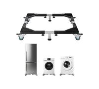 VEVOR Supporto per Frigorifero Base Mobile, Carico 544 kg Supporto per Lavatrice con 8 Ruote Gemelle Bloccabili e 4 Freni, Carrello per Mobili Regolabile 584,2 mm-929,64 mm per Lavatrice Asciugatrice