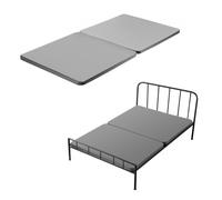 VEVOR Supporto per Letto a Castello Matrimoniale 1900 x 950 x 38 mm Rivestimento in Tessuto Oxford 200D, Supporto per Materasso in Legno, Costruzione in Legno per Impieghi Gravosi, 2 Pezzi, Grigio