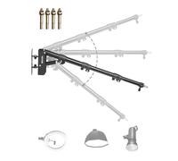 VEVOR Supporto a Parete per Luce ad Anello 100 cm Supporto per Braccio a Braccio Triangolare con Rotazione 180° Supporto a Parete per Impieghi Gravosi, per Luce Video da Studio, Monoluce, Fotografia