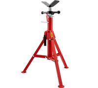 VEVOR Supporto per martinetto per tubi Gambe pieghevoli con testa a V 1,13 Ton max. Altezza 52