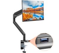 VEVOR Supporto per Monitor PC Schermo da 13-35 pollici Braccio per Monitor Inclinazione Regolabile Girevole Carico Massimo 12kg 2 Modi di Montaggio VESA 75x75mm 100x100mm Braccio Monitor da Scrivania