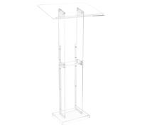 VEVOR Supporto per Podio, capacità di Peso 15 kg Podio per Conferenze con Ampia Superficie di Lettura e Ripiano Portaoggetti, Fermalibri, da Terra, per Aule, Matrimoni, Conferenze, Lezioni e Concerti