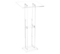 VEVOR Supporto per Podio, capacità di Peso 15 kg Podio per Conferenze con Ampia Superficie di Lettura e Ripiano Portaoggetti, Fermalibri, da Terra, per Aule, Matrimoni, Conferenze, Lezioni e Concerti