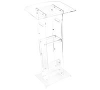 VEVOR Supporto per Podio, capacità di Peso 25 kg Podio per Conferenze con Ampia Superficie di Lettura e Ripiano Portaoggetti, Fermalibri, da Terra, per Aule, Matrimoni, Conferenze, Lezioni e Concerti
